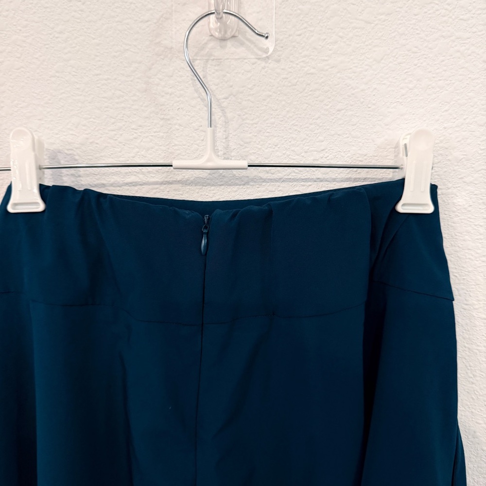 NWT *** BELLE POQUE ***Elegant Teal Midi Vintage Women's Skirt w/Bow and Pockets - Picture 5 of 7